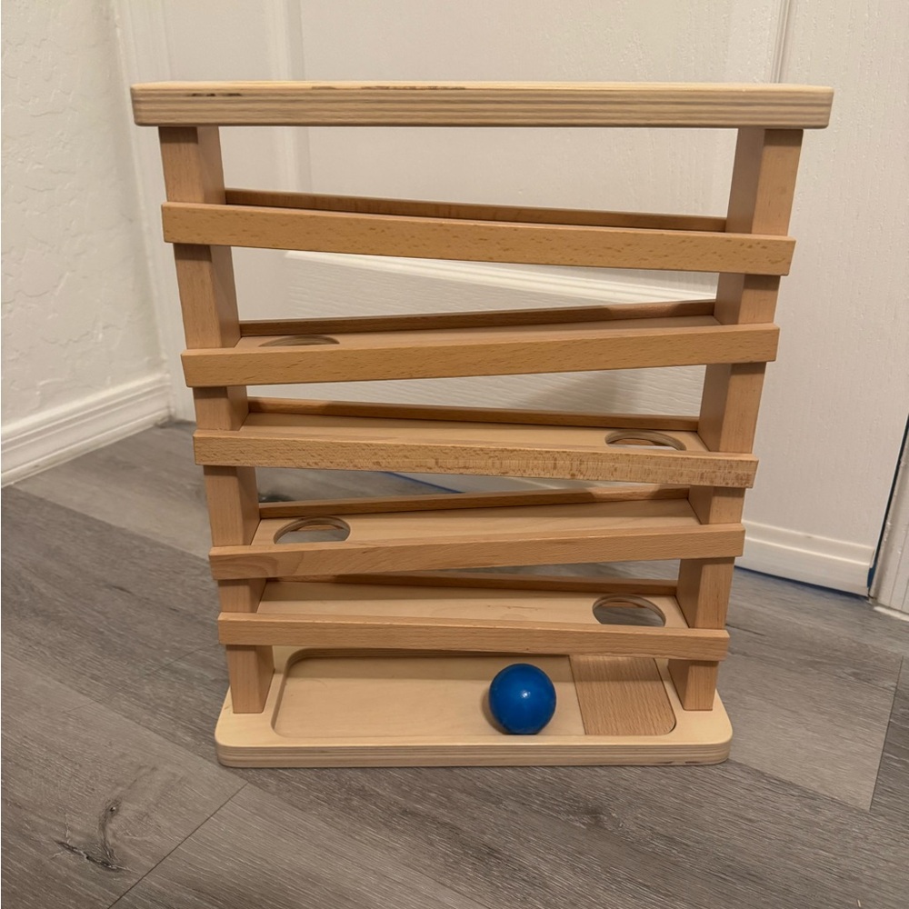Monti Wooden Montessori toy set of 12 - shape & Color Natural Multi-color - Picture 14 of 14